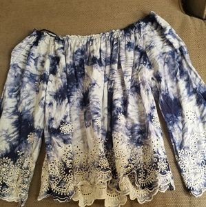 Romeo + Juliet Brand Off Shoulder Blouse